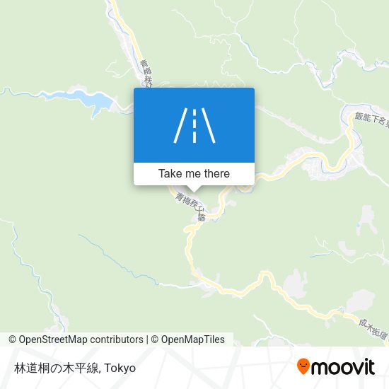 林道桐の木平線 map