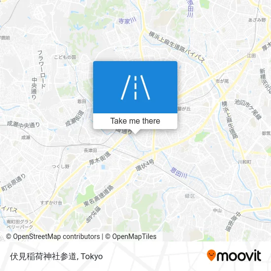 伏見稲荷神社参道 map