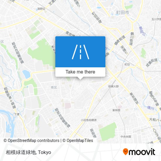 相模緑道緑地 map