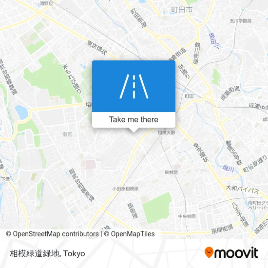 相模緑道緑地 map