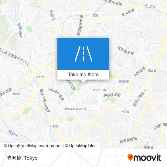 Shibusawa Bridge map