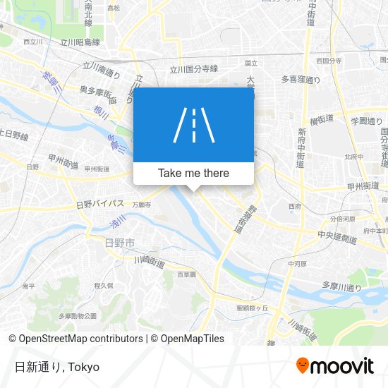 日新通り map