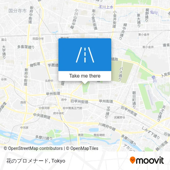 花のプロメナード map