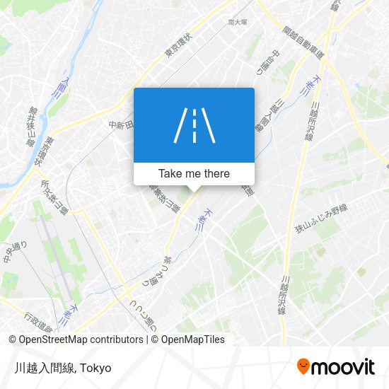 川越入間線 map