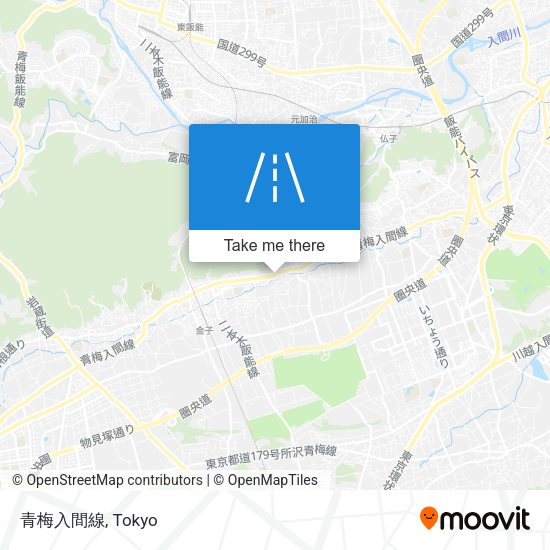 青梅入間線 map