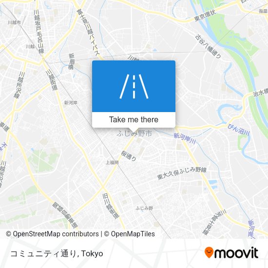 コミュニティ通り map