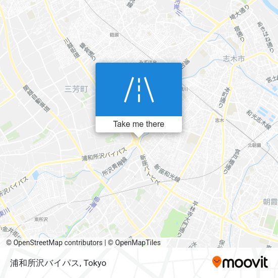 浦和所沢バイパス map