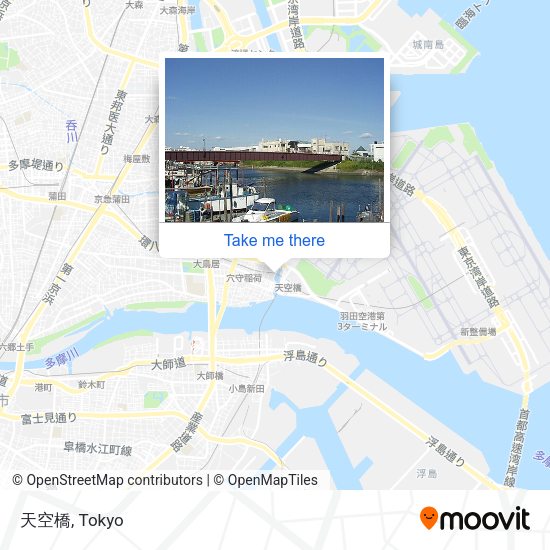 天空橋 map