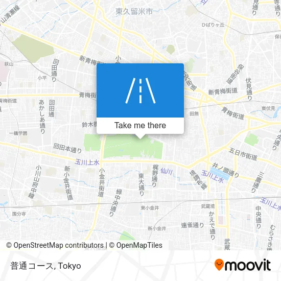 普通コース map
