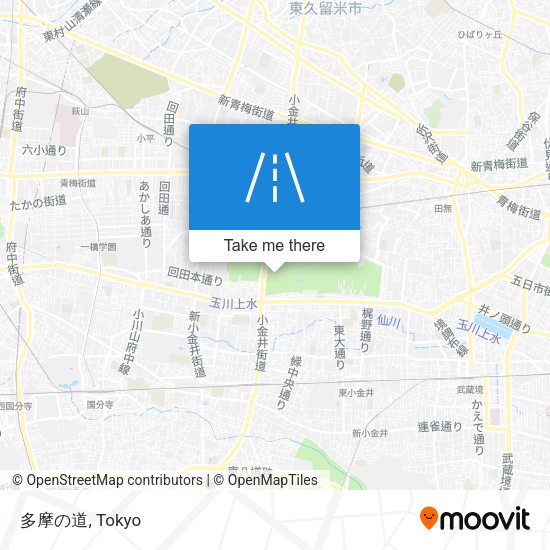 多摩の道 map