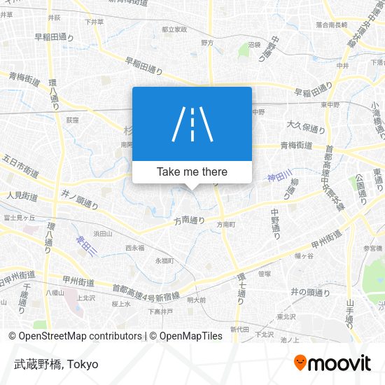 武蔵野橋 map