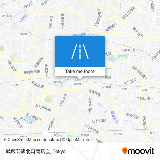 武蔵関駅北口商店会 map