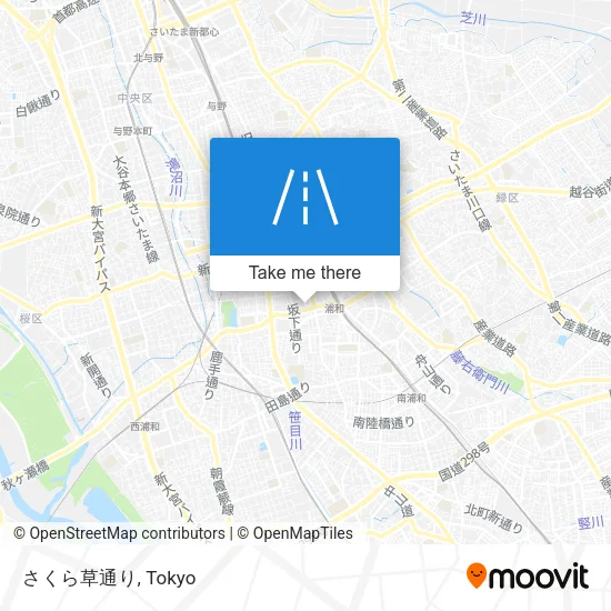 さくら草通り map
