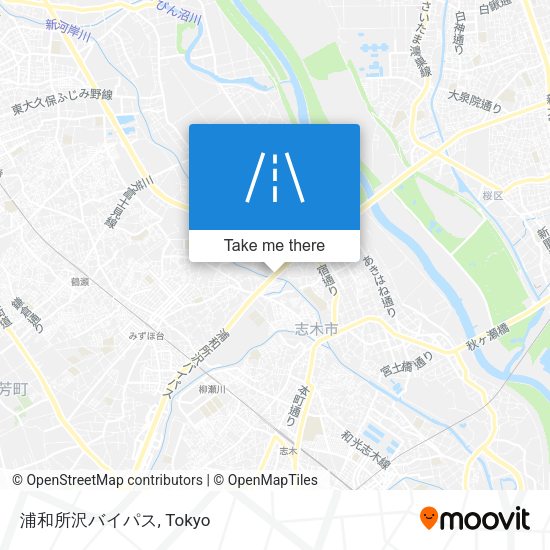 浦和所沢バイパス map