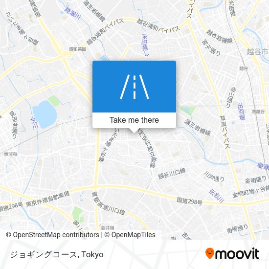 ジョギングコース map