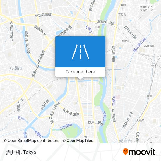 酒井橋 map