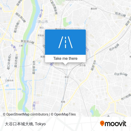 大谷口本城大橋 map