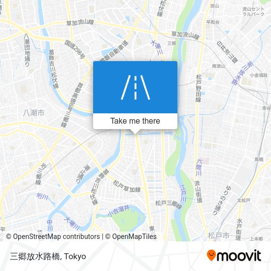 三郷放水路橋 map