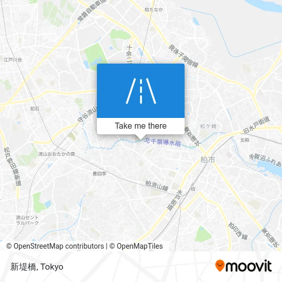 New Teizume Bridge map