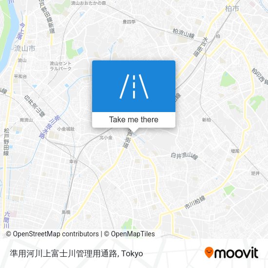 準用河川上富士川管理用通路 map