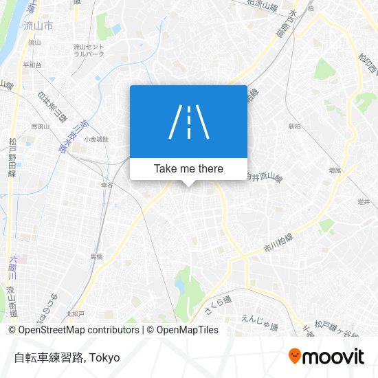 自転車練習路 map
