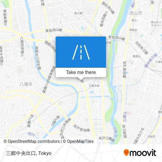 三郷中央出口 map