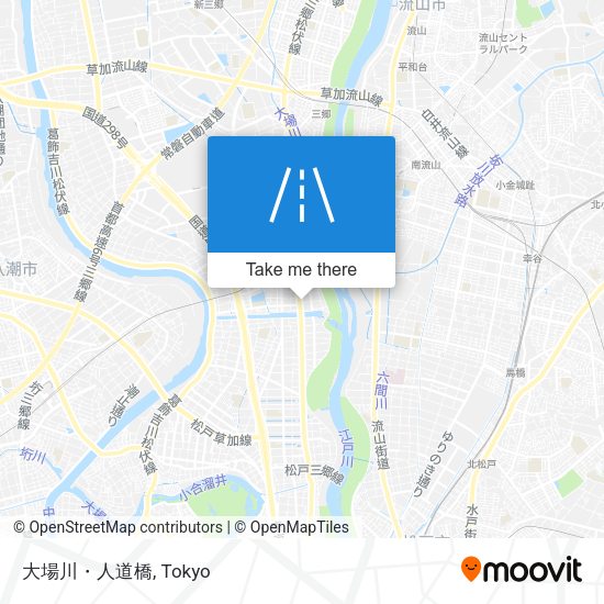 大場川・人道橋 map