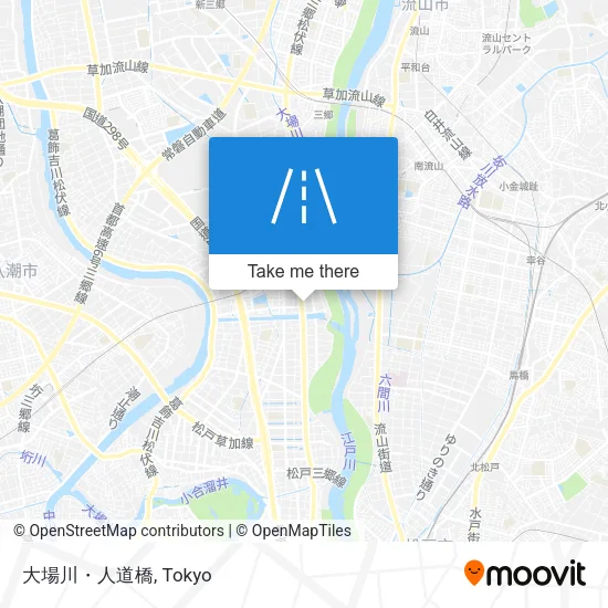大場川・人道橋 map