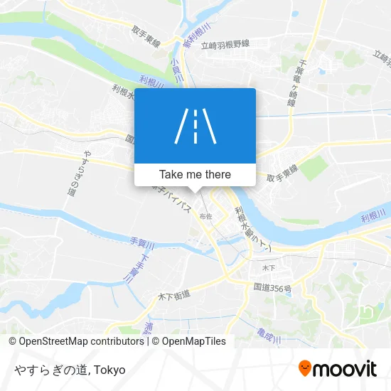 やすらぎの道 map