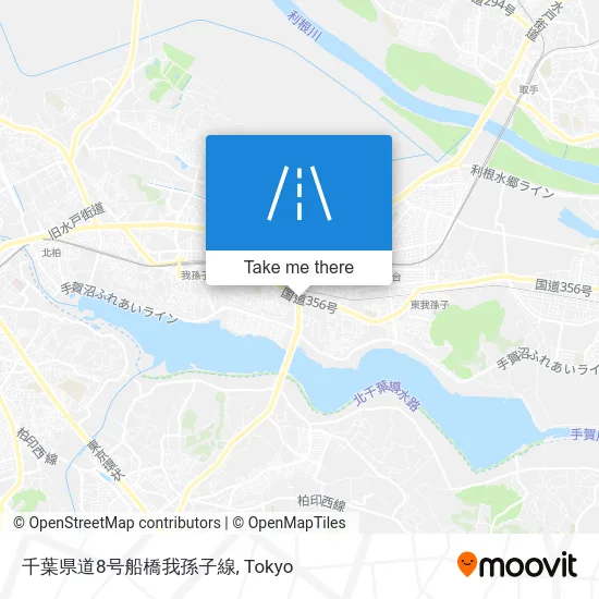 千葉県道8号船橋我孫子線 map