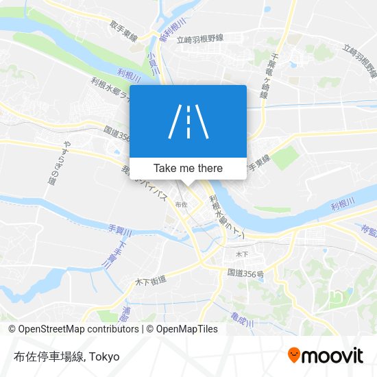 布佐停車場線 map