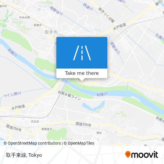 取手東線 map