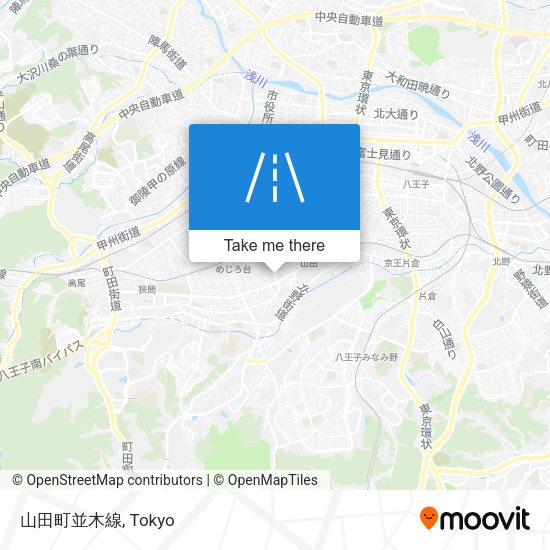 山田町並木線 map