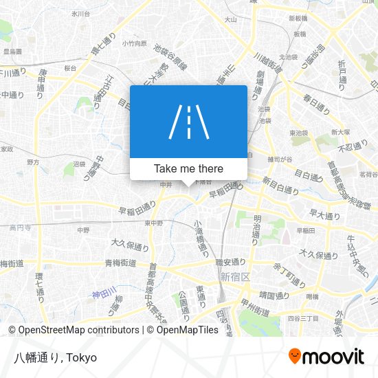 八幡通り map