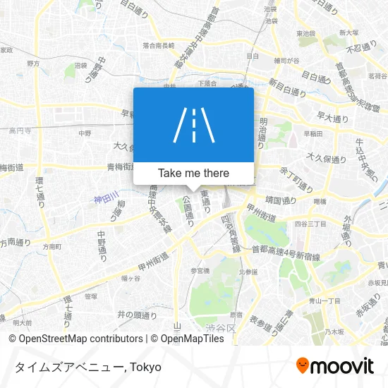 タイムズアベニュー map