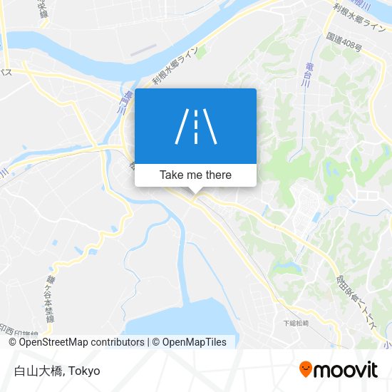白山大橋 map