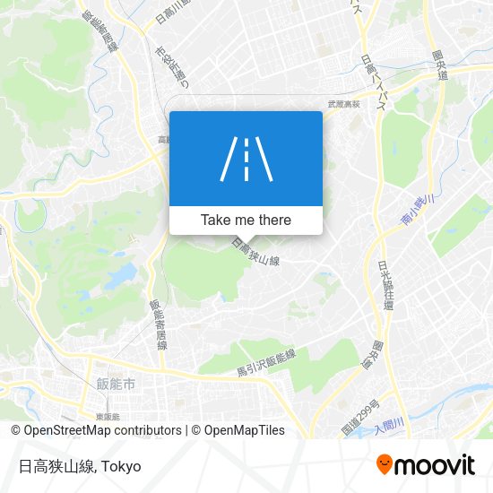 日高狭山線 map