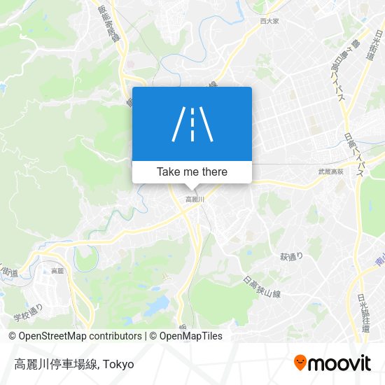 高麗川停車場線 map