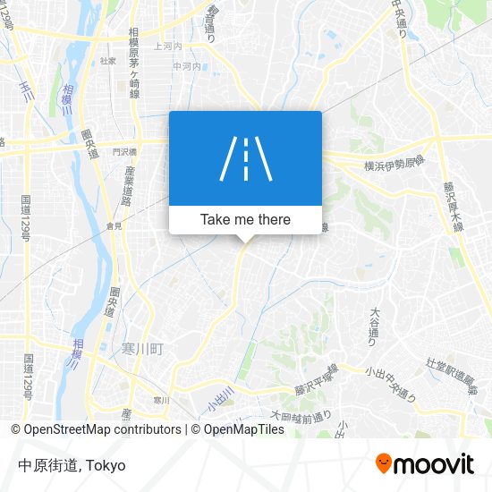 中原街道 map
