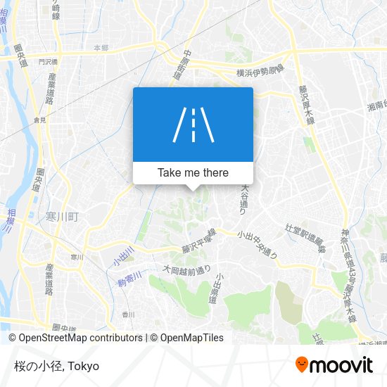 桜の小径 map