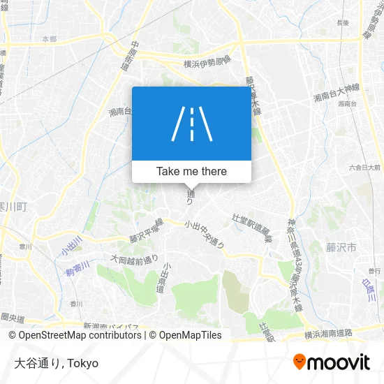 大谷通り map