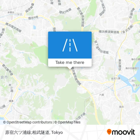 原宿六ツ浦線;相武隧道 map