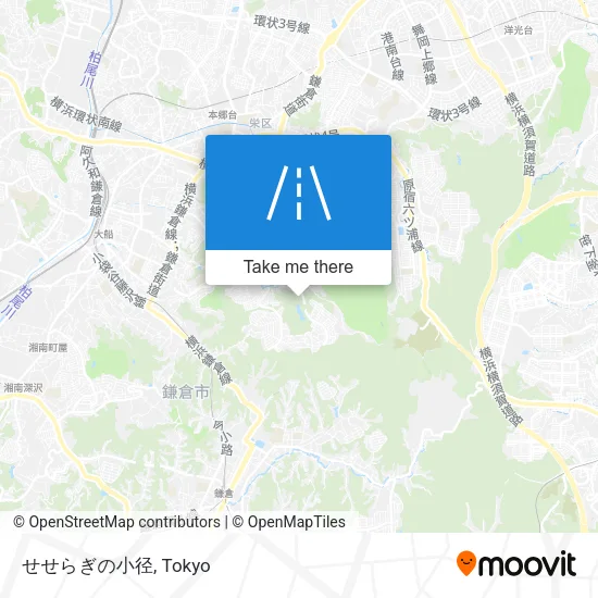 せせらぎの小径 map