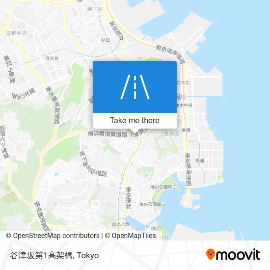 Yatsu Slope First Elevated Bridge map