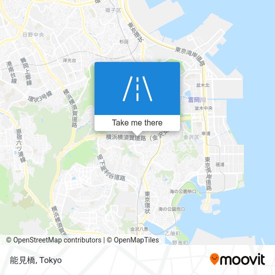 能見橋 map