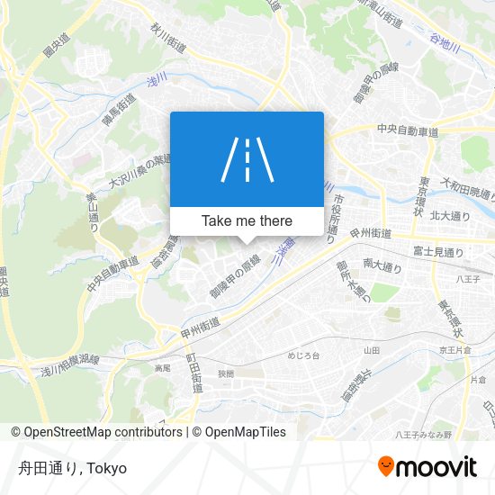 舟田通り map