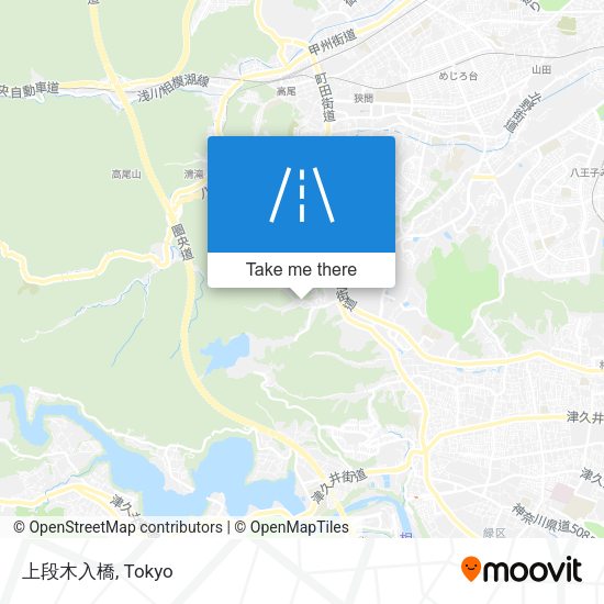 上段木入橋 map