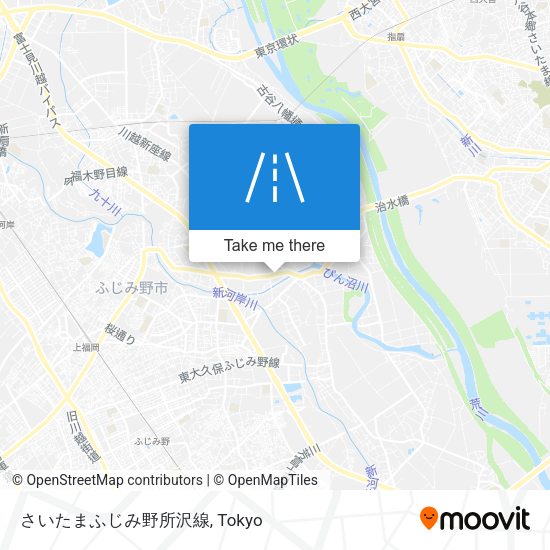 さいたまふじみ野所沢線 map