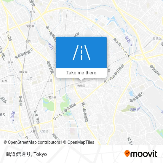 武道館通り map