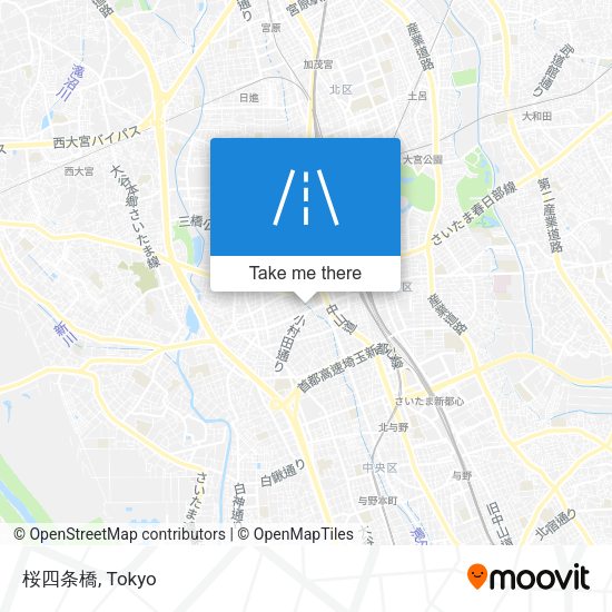 桜四条橋 map